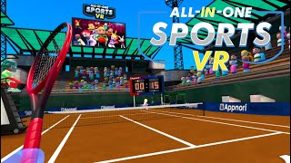 All-In-One Sports VR 🎾 TENNIS 🎾 Meta QUEST screenshot 3
