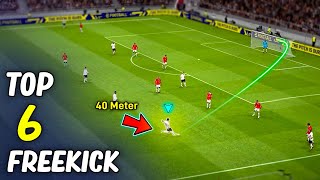 TOP Long Range FREE-KICK Goals - efootball mobile