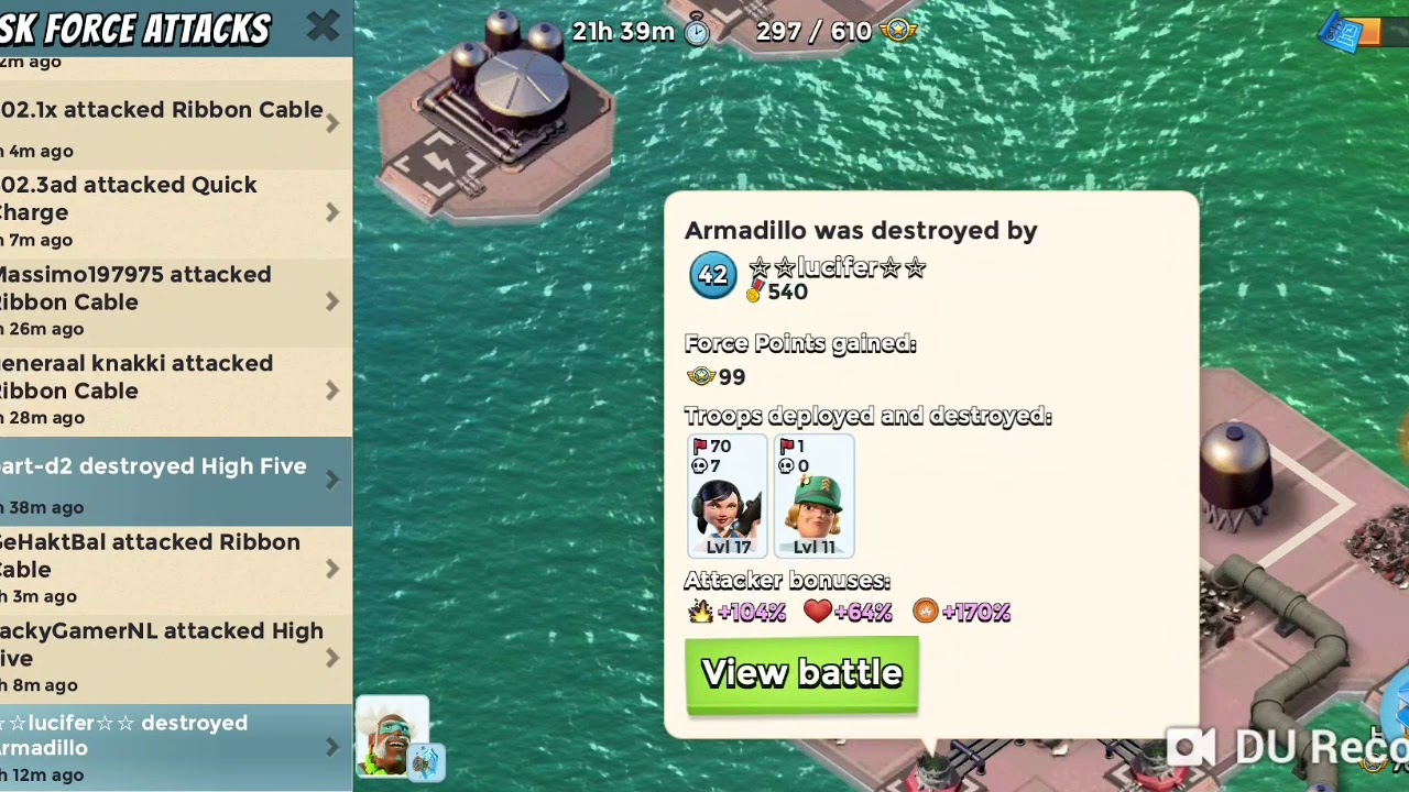 Boom beach bottleneck armadillo solo with lvl 42