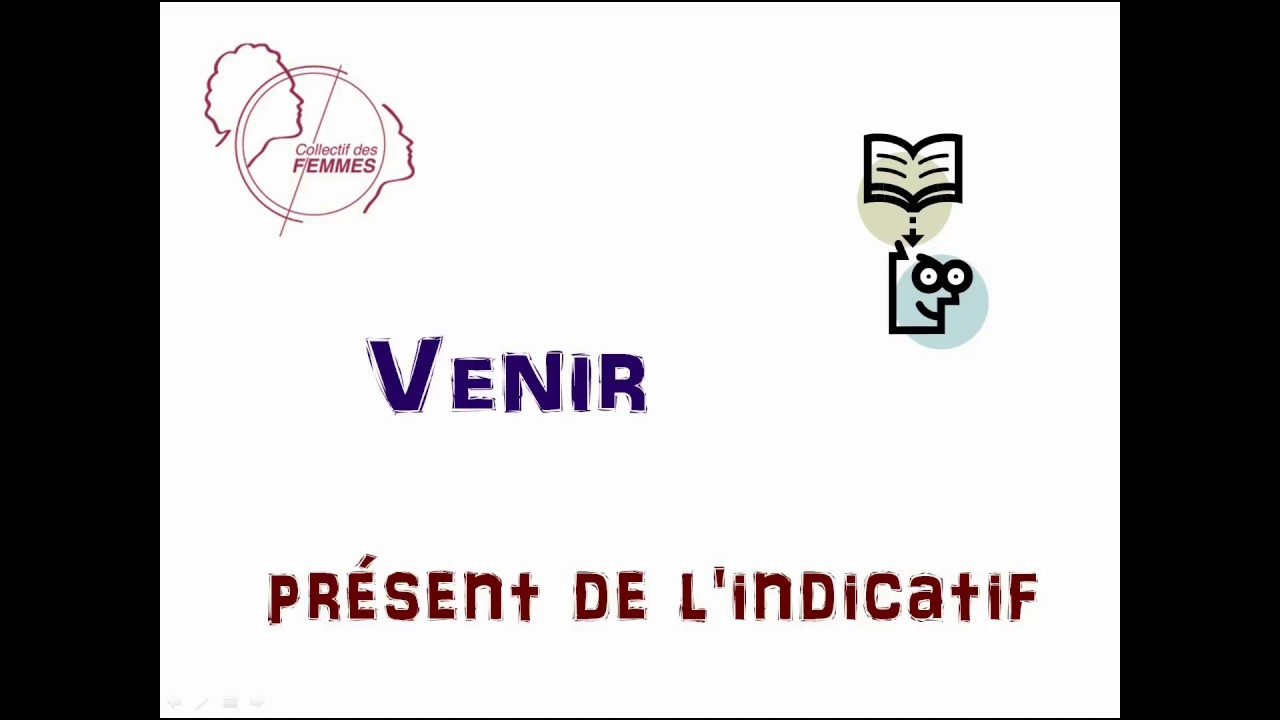 Venir Présent de l'indicatif - YouTube