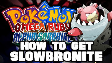 "How to Get Slowbronite to Mega Evolve Slowbro!" (Pokemon Omega Ruby & Alpha Sapphire)