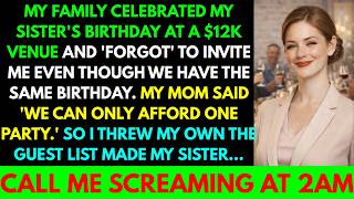 My Parents Funded My Sister's $12K Birthday — My Sister Call Me Screaming at 2AM
