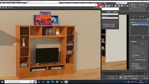 3DsMax Tutorials, Learn 3D Modeling and Texturing a TV Unit from Scratch in 3dsmax ( Part 7)