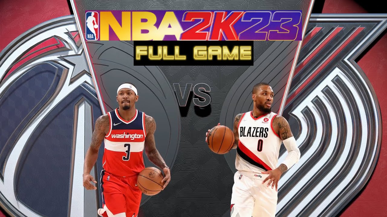 WASHINGTON WIZARDS vs PORTLAND TRAIL BLAZERS FEB. 27, 2023 NBA 2K23