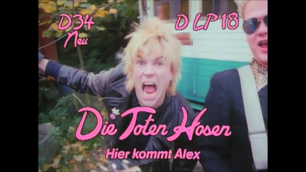 Die Toten Hosen Hier Kommt Alex Text Die Toten Hosen - "Hier kommt Alex" (Formel Eins 1988) - YouTube