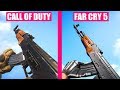 Call of Duty Modern Warfare 2019 vs Far Cry 5 Weapons Comparison