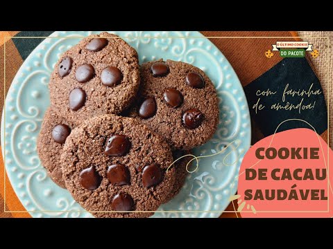 CHOCOLATE! Cookie de cacau saudável | sem trigo, sem açúcar branco, sem manteiga!