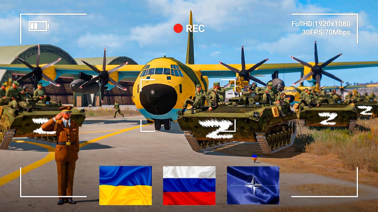 🔴 Russian Air Base Destroyed by Ukrainian Javelin in Kherson. Milsim