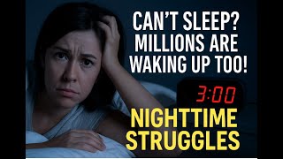 Can't Sleep? Millions Are Waking Up Too! Nighttime Struggles