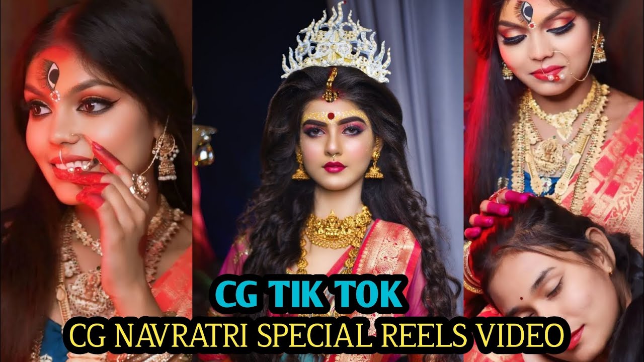 Cg Navratri Special reels video cg Instagram reels video cg Chattisgarhi reels tik tok video 2024