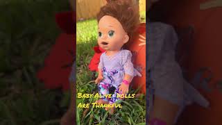 Baby Alive dolls are Thankful! #shorts #babyalive #dolls #babyalivedoll #thanksgiving #dolldressup