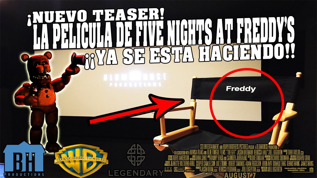 LA PELÍCULA DE FIVE NIGHTS AT FREDDY'S EMPEZÓ GRABACIONES NUEVO LA PELÍCULA DE FIVE NIGHTS AT FREDDY'S EMPEZÓ GRABACIONES NUEVO