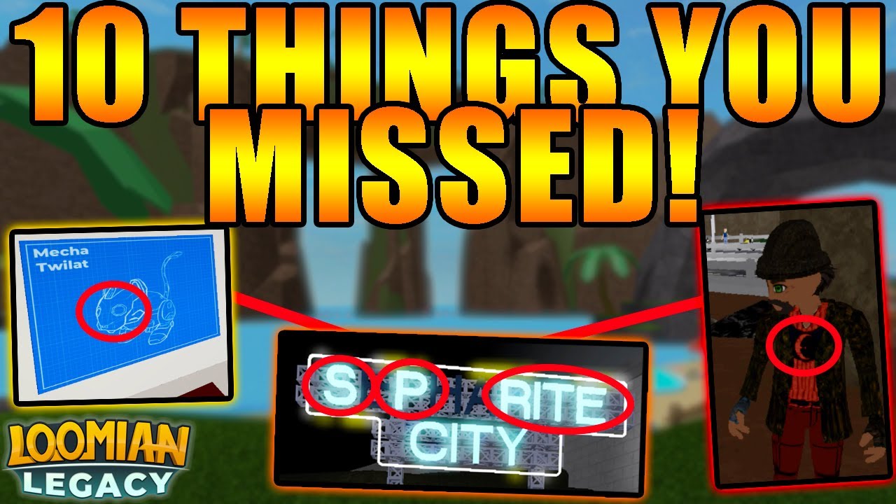 10 Things YOU MISSED In The SEPHARITE CITY Update! (Loomian Legacy)