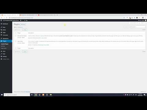 Wordpress Plugins - Installing A Contact Form