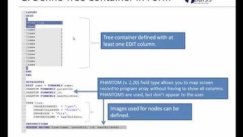 Working with tree containers