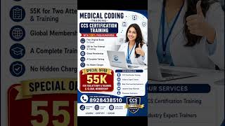 Medical Coding CCS Training with 100% Pass Guarantee Build Your Healthcare Career #job#ahima#ccs#cpc
