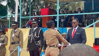 Malawi Police Service Pass out - 12 April, 2024 Presidential Salute to Chakwera