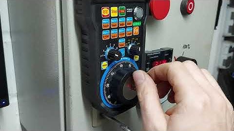 added  WHB04B-6 pendant (handwheel) and Feed Override knob to LinuxCNC on my DIY CNC