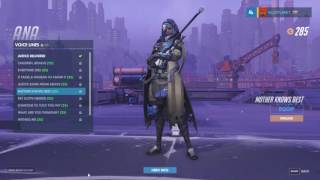 Ana Amari - Voice Lines Overwatch