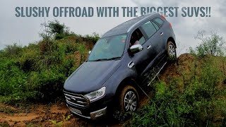 Slushy Off-Road || Ford Endeavour, Mahindhra Thar, Toyota Fortuner, Monster Gypsy, Evoque .