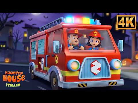 Halloween Wheels Sulla Canzone Del Camion Dei Pompieri Video Divertenti Per Bambini