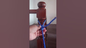 💯 Most Useful a Rope Knot | The Knot That Never Fails Loop Knot Trick for Climbing | #rope #knot