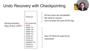 Lecture 20 Part 9 ARIES and Checkpointing