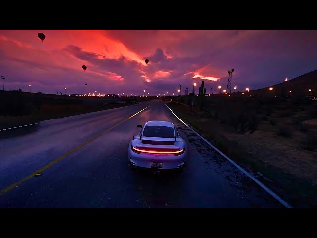 All The Stars (Slowed & Reverb) | FH5 Night Drive