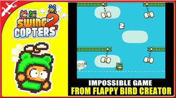 Swing Copters 2 : New Impossible Game from Flappy Bird Creator !!! (ios Gameplay)