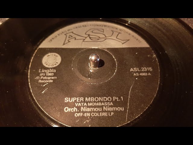 Vata Mombassa u0026 Orch. Niamou Niamou - Super Mbondo Pt. 1 + 2 (1983 asl 7) Lingala class=