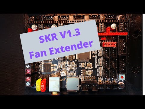 SKR 1.3 - Fan Extender (Part 1) - Stepper Cooling
