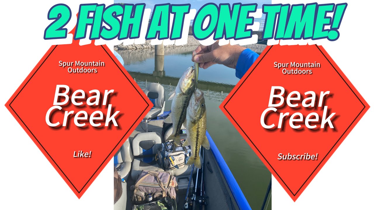 BEAR CREEK LAKE | Making The Most Of BASS FISHING A Hot Day Summer Day