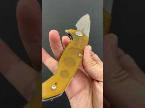 KUBEY Knife KU373D RBC-1 Linerlock Ultem 14C28N Folding Knife