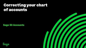 Sage 50 Accounts (UK) - Correcting your chart of accounts