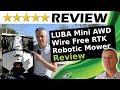 LUBA Mini AWD Robotic Mower Review - Mammotion