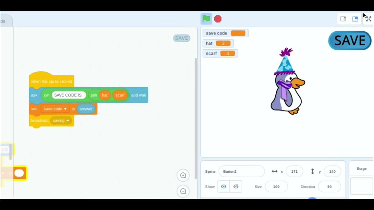 How to Make Save Codes on Scratch - YouTube