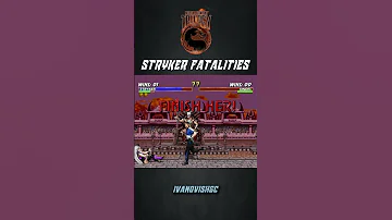 Mortal Kombat Trilogy Stryker Fatalities MortalKombatTrilogy Stryker Fatality 
