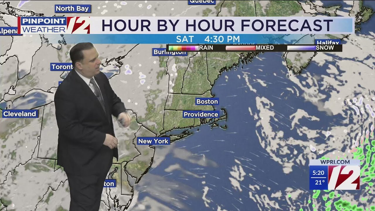 WPRI 12 Weather Forecast for 2/21/25: Windier today, dry weekend ahead ...