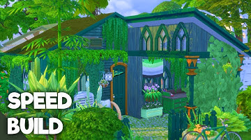 SOLID GREEN TINY HOUSE || The Sims 4: Speed Build
