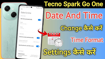 Tecno spark go 1 5g Date And Time Settings || How To Change Time & Date On Tecno spark go 1