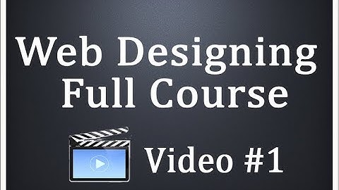Web Design Full Course Part 1 - How To Learn Web Designing