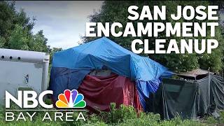 San Jose begins cleanup of ‘The Jungle' encampment along Coyote Creek