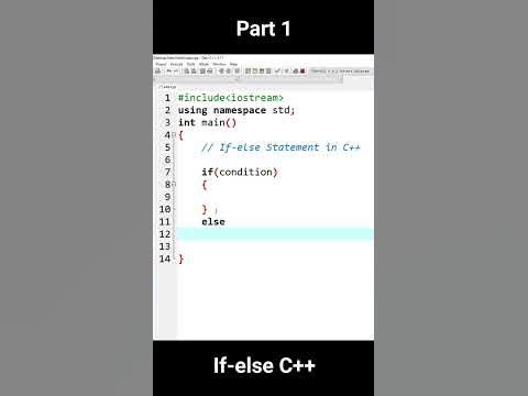 If else statement in C++ | Conditional Statement in C++ | Syntax easy ...