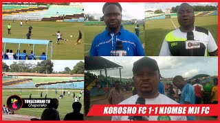 🔴FDL TUNDURU KOROSHO FC 1-1 NJOMBE MJI FC,MAKOCHA VIONGOZI WAFUNGUKA