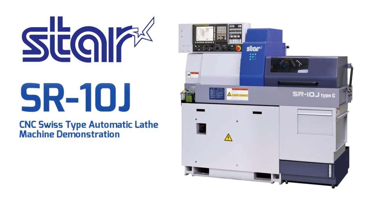 Star GB | SR-10J CNC Sliding Head Lathe Demonstration - YouTube