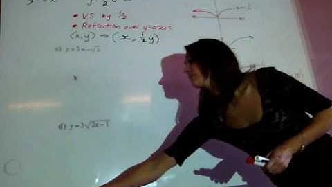 Unit 5 - lesson 1 - radical functions part 1