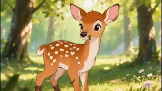 🌿 Milo and the Mossy Door ✨ A Magical Nature Lullaby | Fawn & Enchanted Forest 🦌🍄