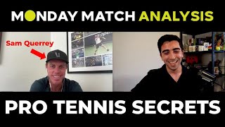 Famous "Stupid" Questions with Sam Querrey About Pro Tennis Life | Monday Match Analysis Wealth