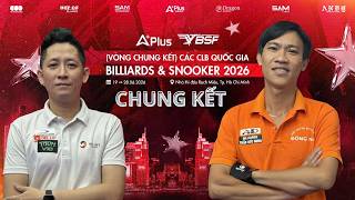 CHUNG KẾT | Nguyễn Hoàn Tất - Châu Hồng Thái. Bida 3 băng, Giải Billiards Vô Địch Quốc Gia Aplus