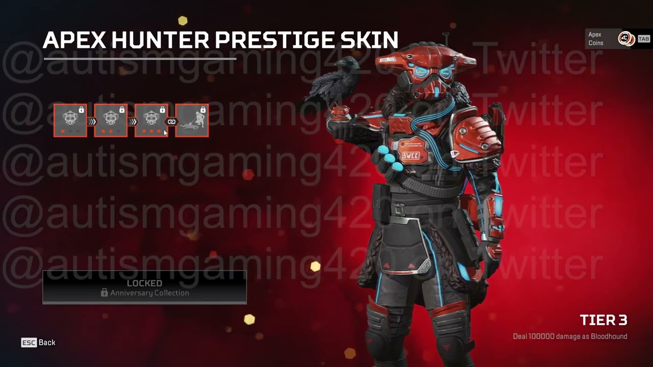 New "Prestige" Bloodhound skin Season 12 | Apex Legends